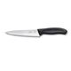 Victorinox Cooks-Carving Knife 15cm, Wide Blade, Classic, Black