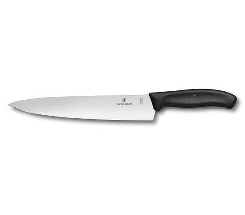 Victorinox Cooks-Carving Knife 22cm, Wide Blade, Classic, Black