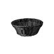 Round Display Basket Black 205mm- Heavy Duty Polypropylene