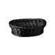 Oval Display Basket Black 240mm - Heavy Duty Polypropylene