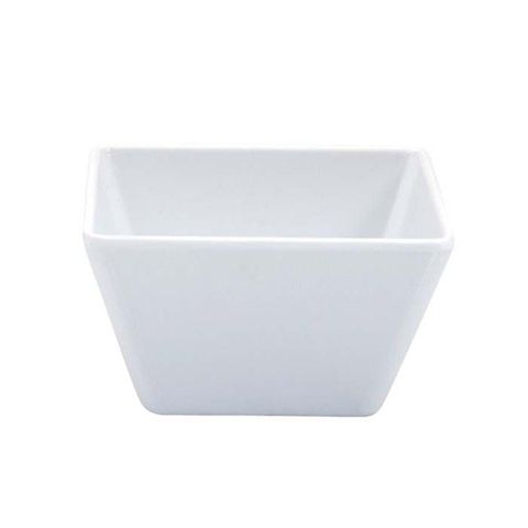 Melamine Square Bowl 70x70x42mm RYNER White