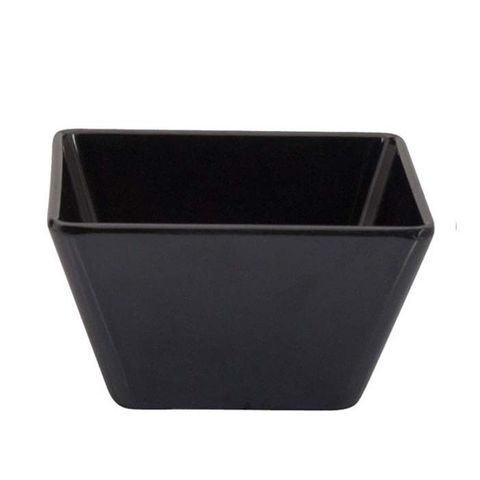 Melamine Square Bowl 100x100x60mm RYNER Black