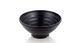 6" Melamine Round Ribbed Bowl 15.1x5.2 Matte Black