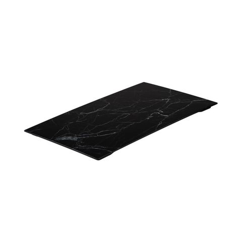 Display Serve Rectangular Platter 530x325mm RYNER Black Marble