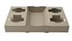 Four Cup Cardboard Carry Tray