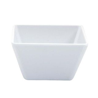 Melamine Square Bowl 100x100x60mm RYNER White