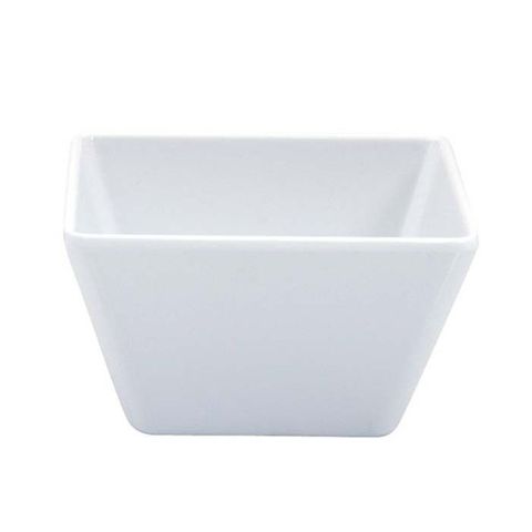 Melamine Square Bowl 100x100x60mm RYNER White