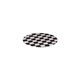 Display Serve Round Platter 330mm RYNER Checkerboard Marble