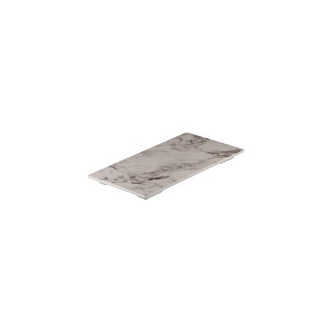 Display Serve Rectangular Platter 325x175mm RYNER White Marble