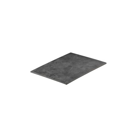 Display Serve Rectangular Platter 325x265mm RYNER Dark Concrete