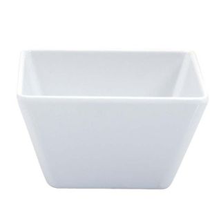 Melamine Square Bowl 130x130x70mm RYNER White