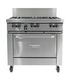 Garland HD Restaurant Series - 6 Open Burners And Convection Oven - Natural Gas (900mm Wide)