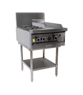 Garland HD Restaurant Series - 2 Open Burners And 300mm Griddle - Natural Gas (600mm Wide)