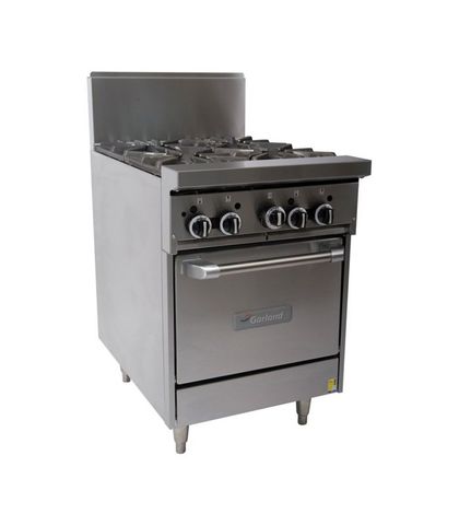 Garland HD Restaurant Series - 4 Open Burners And Oven - Natural Gas (600mm Wide)