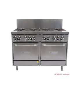 Garland HD Restaurant Series - 4 Open Burners, 600mm Griddle And 2 Ovens - Natural Gas (1200mm Wide)