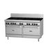 Garland HD Restaurant Series - 10 Open Burners And 2 Ovens - Natural Gas (1500mm Wide)