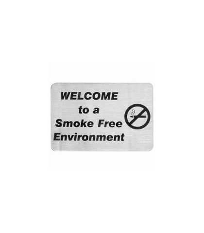 Wall Signs 18/10 Welcome to a Smoke Free Environment