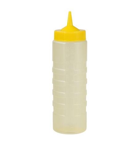 Sauce Bottle 750ml Yellow Top/ Body - CATER-RAX