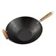 AVANTI Non-stick Wok Carbon Steel 35cm Bamboo Handle