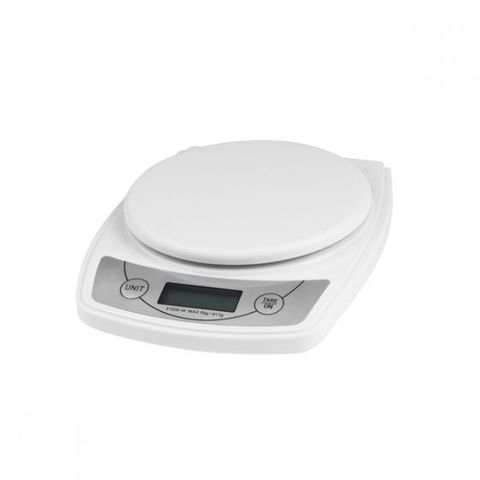 Digital Scale 5kg/1g Grad White