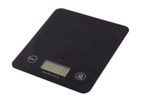 Davis & Waddel Atlas Electronic Kitchen Scale Black 5kg/1g/1ml 22x19x2cm