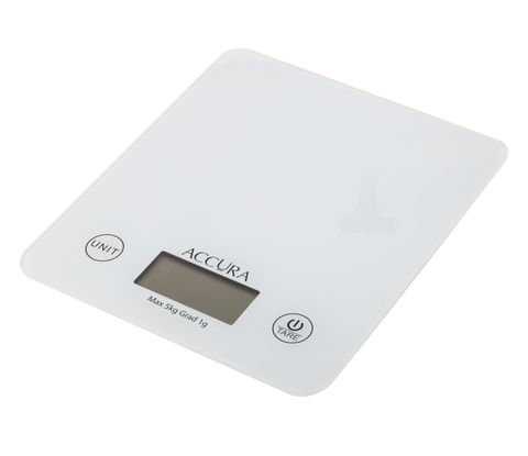 Davis & Waddel Atlas Electronic Kitchen Scale White 5kg/1g/1ml 22x19x2cm