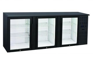 Anvil Aire Three Door Glass Backbar Fridge