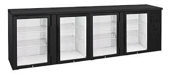 Anvil Aire Four Door Glass Backbar Fridge