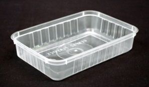 500mL Ribbed Container Clear (500/carton)