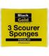 B/Gold Scourer Sponges (3pks)