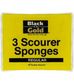 B/Gold Scourer Sponges (3pks)