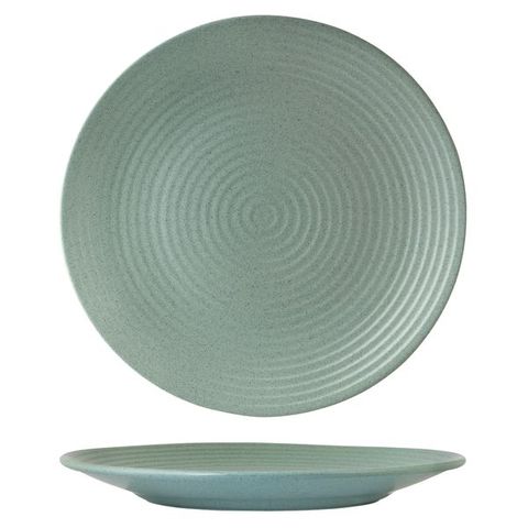 Round Plate - Ribbed 210mm ZUMA Mint