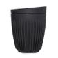 Huskee Coffee Cups 8oz Cup and Lid Set Charcoal