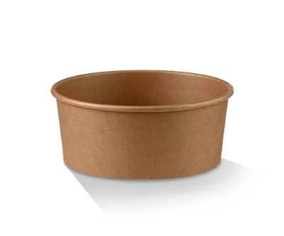 PLA Coated Kraft Salad Bowl 32oz 150x128x77 300 PCS/CTN