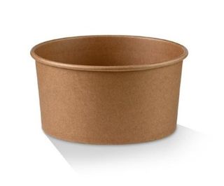 PLA Coated Kraft Salad Bowl 42oz 185x160x68 300 PCS/CTN