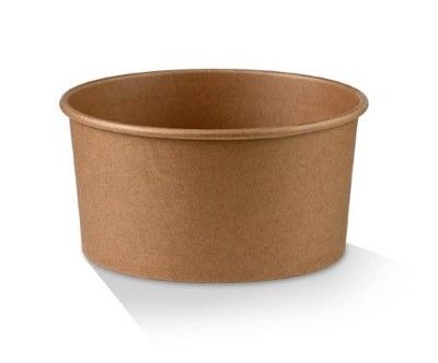 PLA Coated Kraft Salad Bowl 42oz 185x160x68 300 PCS/CTN