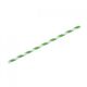 Paper Straw Regular - Green Stripe 6x197 MM 2500 PCS/CTN