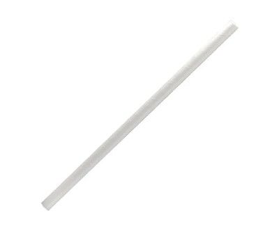 Paper Straw Regular - Plain Individual Wrap 6x197 MM 2500 PCS/CTN
