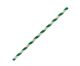 Paper Straw Regular - Green Stripe 6x197 MM 50 PCS/BAG