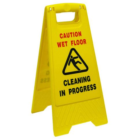 NAB A-Frame Caution Sign Wet Floor