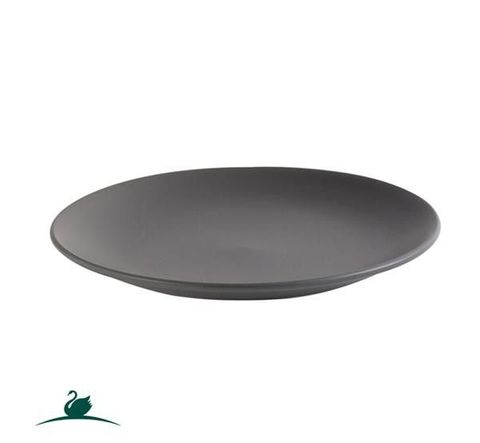 Round Coupe Plate 230mm CAMEO Dark Grey