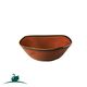Square Coupe Bowl 170x170mm CAMEO Brown