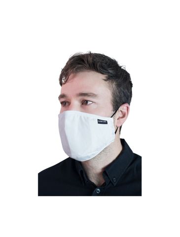 Face Mask with Free PM2.5 Filter Navy/White Check