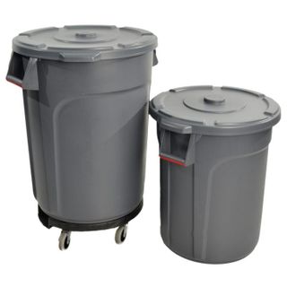 Thor Round Bin 38L Grey (1012GR)