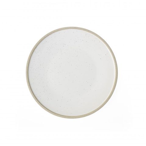 Tablekraft Soho Round Plate White Pebble 210mm