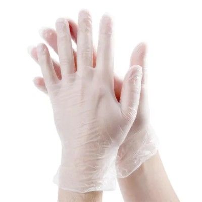 Disposable Powder Free Vinyl Gloves Large (100/pack)