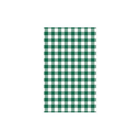 Green Gingham Greaseproof Paper 190x310mm MODA