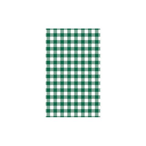 Green Gingham Greaseproof Paper 190x310mm MODA