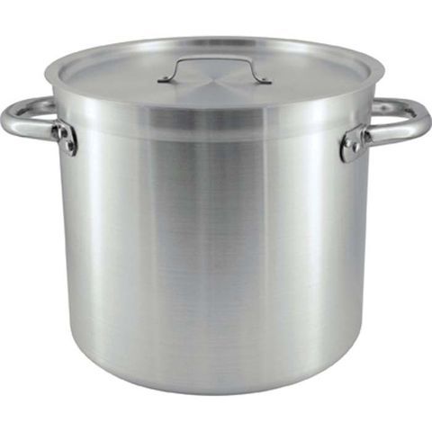 Aluminium Stockpot with Lid 370x365mm 40.0lt (KHA)