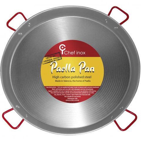 Paella Pan- High Carbon Polished Steel 900Mm